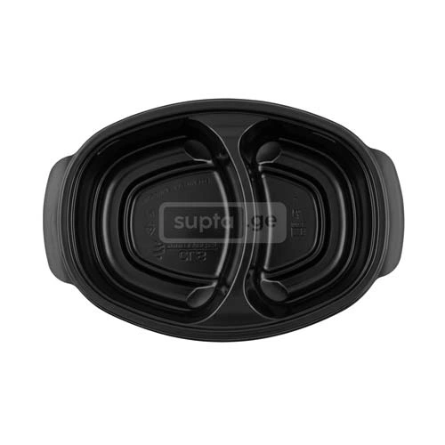 Thermal Container with Lid & 2 Sections